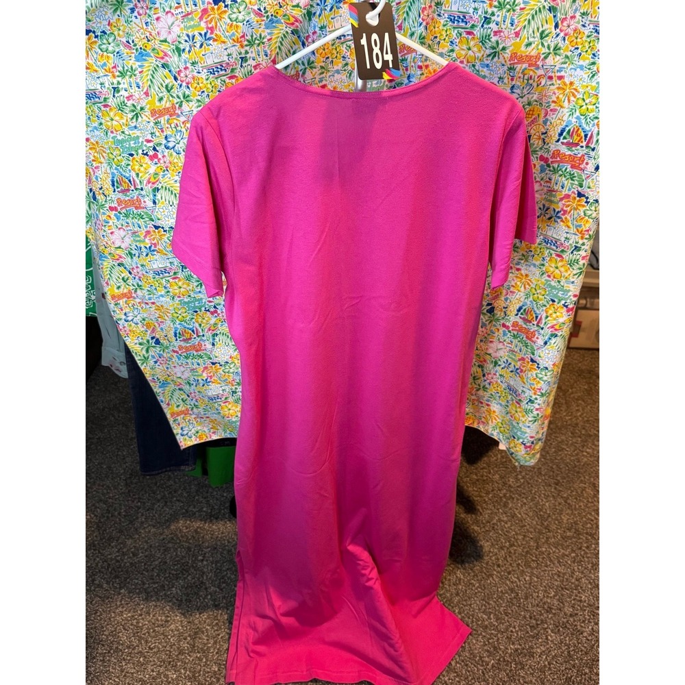184 Easy Apparel pink tshirt dress - M - Picture 4 of 4